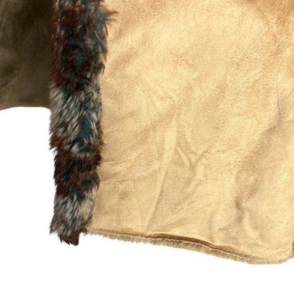 Y2K ,Penny Lane  suede look ,faux fur maxi length coat women 4X,very heavy,boho - Picture 10 of 15